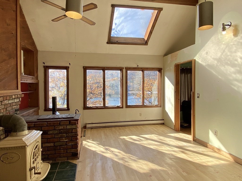 194 Buckland Road Ashfield, MA 01330 - Photo 6 of 19 a view of an entryway with a workspace