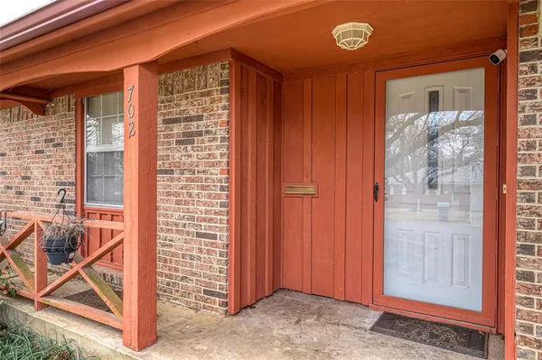 a view of front door