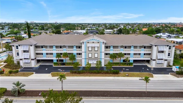an aerial view of an outdoor space