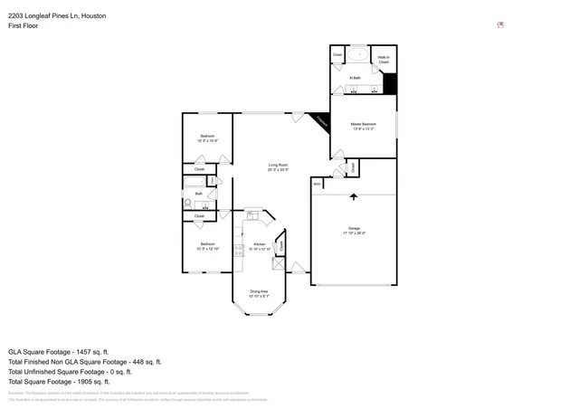 $1,925 | 2203 Longleaf Pines Lane, Houston, TX 77339