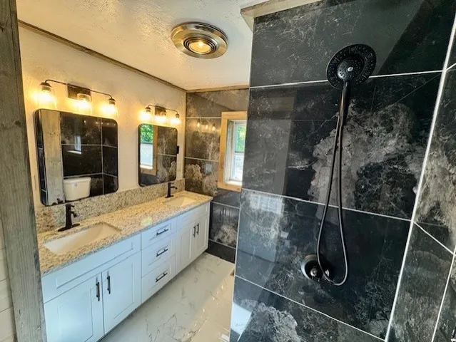 a view of a livingroom with wooden floor