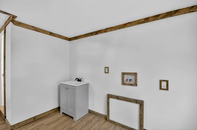 a view of an empty room