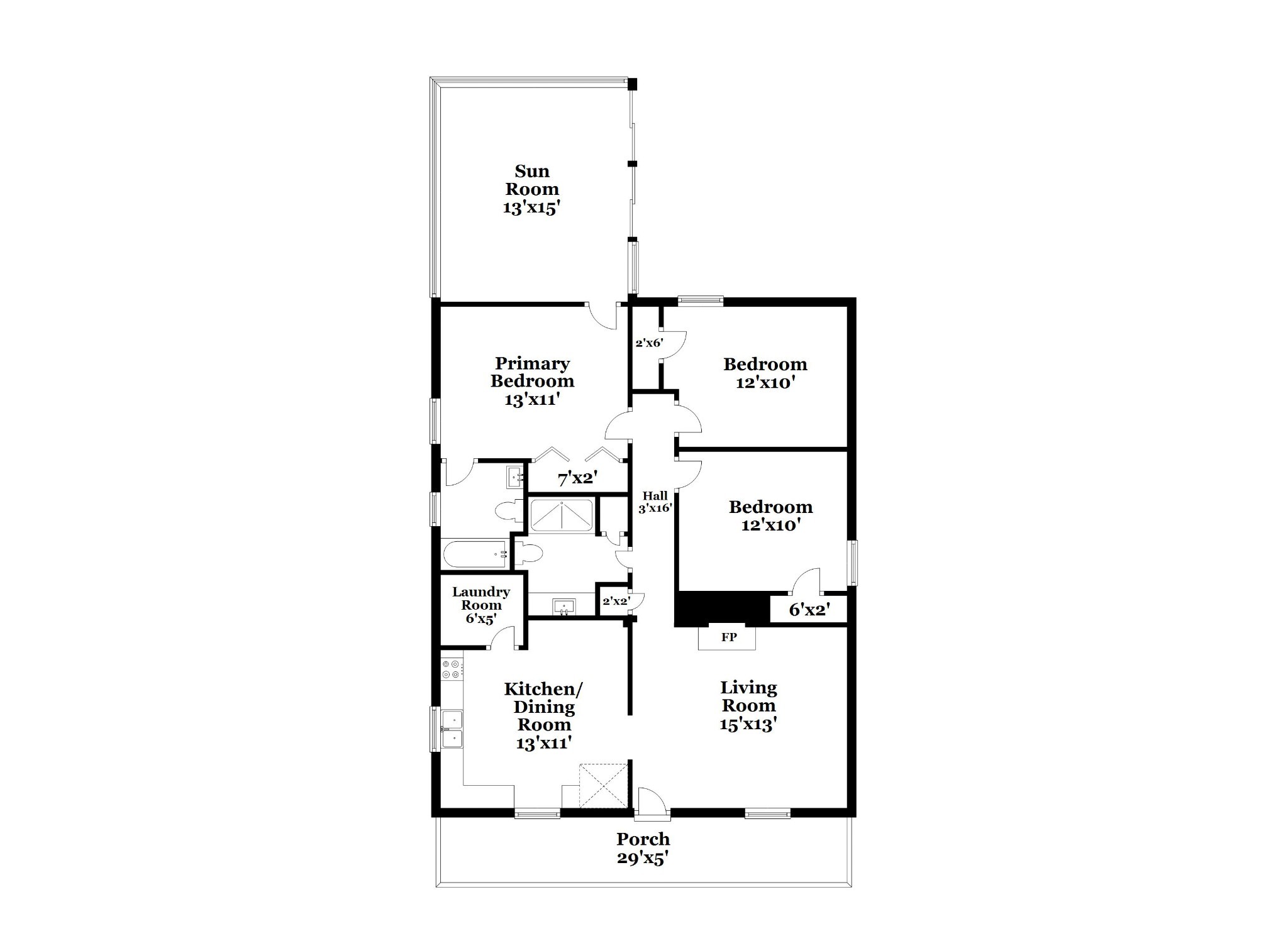 1416 Mohawk Trail Madison, TN 37115 - Photo 16 of 16 a picture of a floor plan
