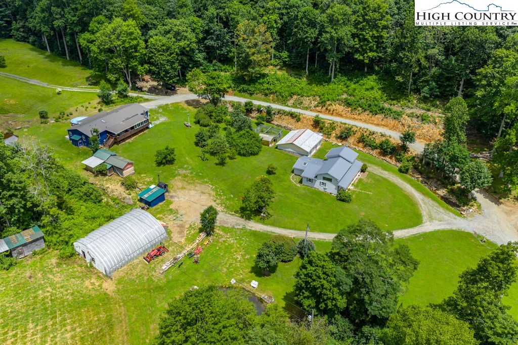 175 Roaring Fork Road Todd, NC 28684 - Photo 22 of 24 an aerial view of a house