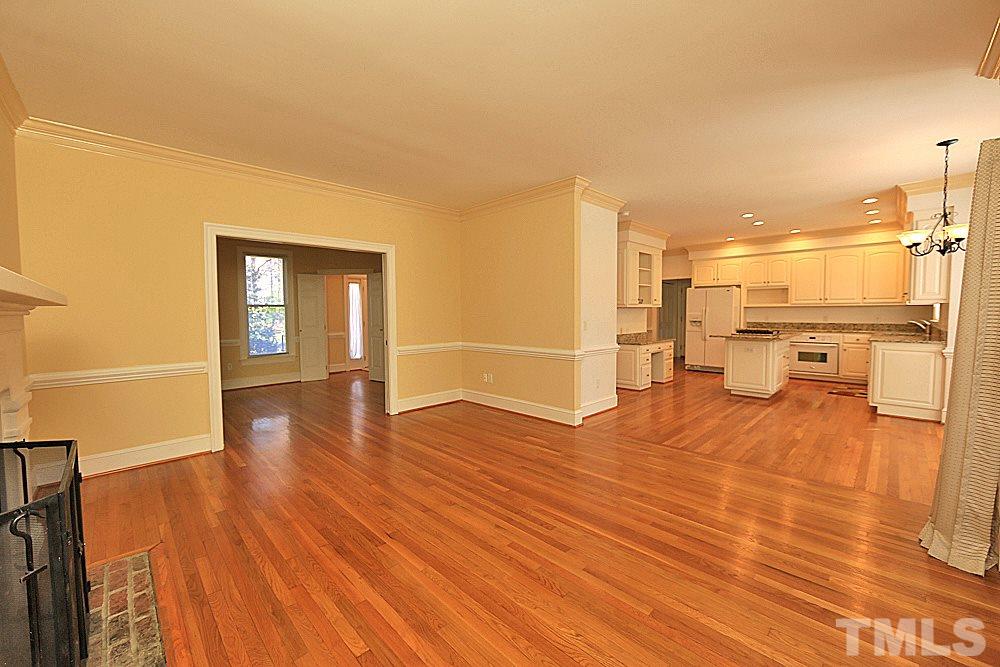 402 Lookout Point Rougemont, NC 27572 - Photo 3 of 30 a view of a kitchen with wooden floor and a kitchen