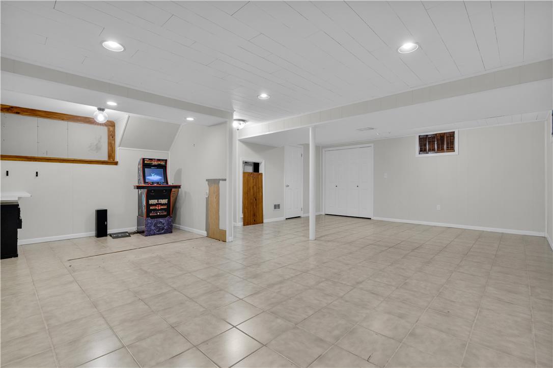 3396 Darien Road Bethlehem, PA 18020 - Photo 33 of 44 Ample space for recreation and storage, featuring recessed lighting and durable tile flooring.