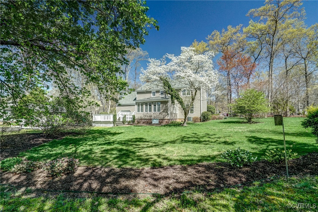 13401 Glendower Road Midlothian, VA 23113 - Photo 4 of 41 Sprawling park-like level back yard