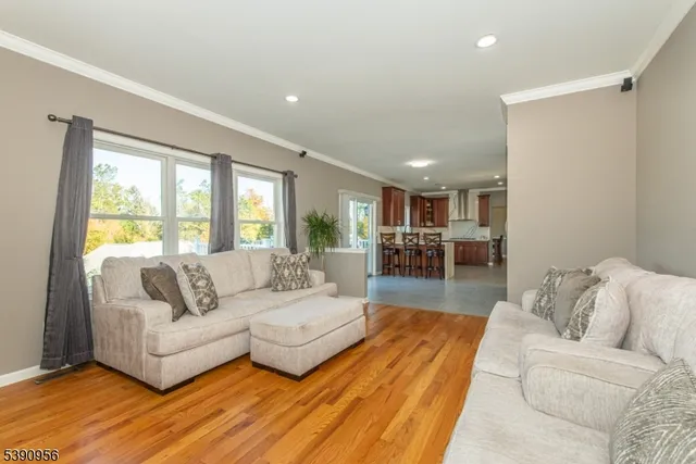 a workspace with furniture and a window