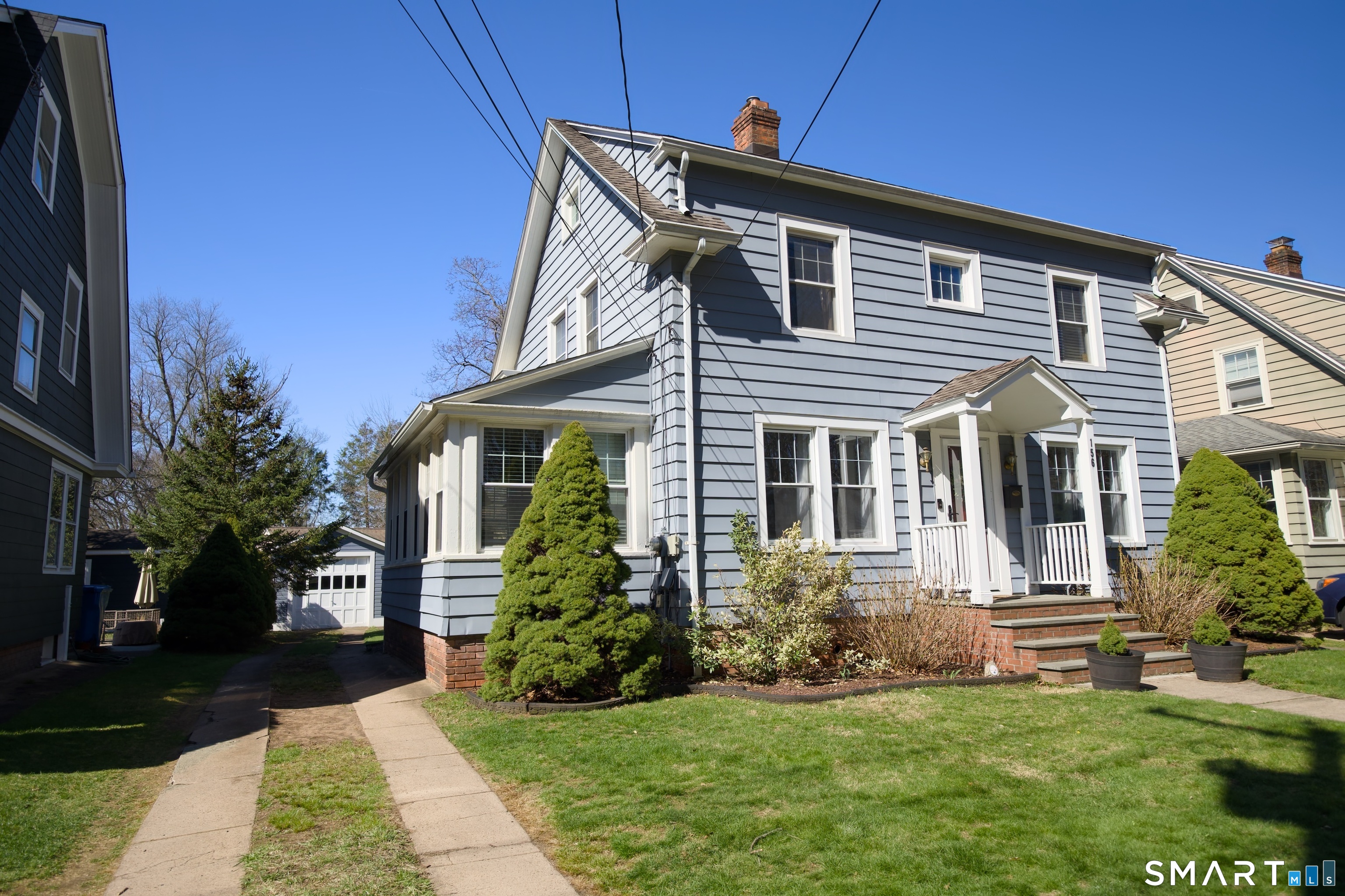 156 Mather Street Hamden, CT 06517 - Photo 3 of 31 driveway to detached garage