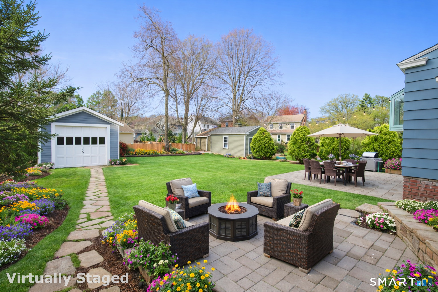 156 Mather Street Hamden, CT 06517 - Photo 6 of 31 Virtual rendering of future options for this backyard