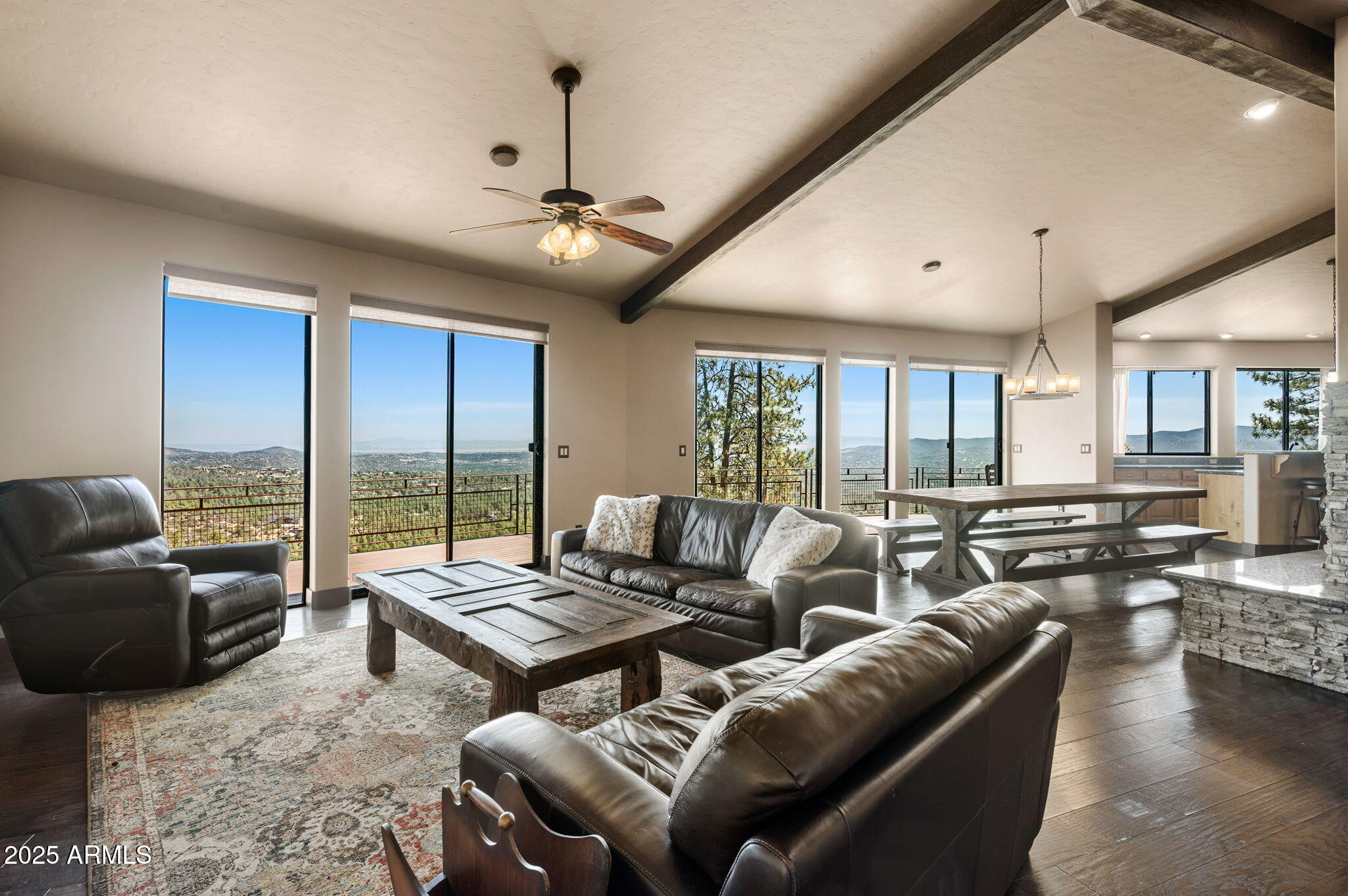 2700 Butterfly Ridge Prescott, AZ 86303 - Photo 21 of 57 Open Great Room with Deck Access