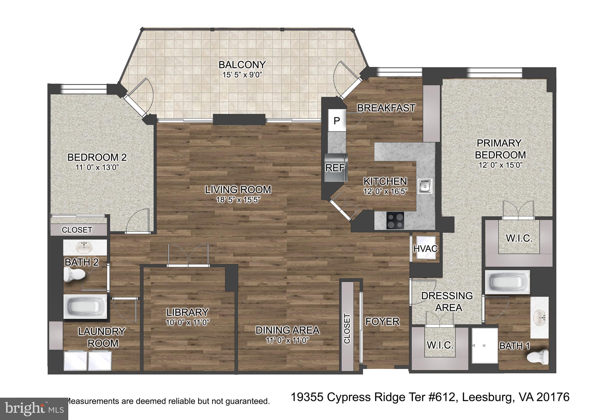 19355 Cypress Ridge Terrace, Unit 612 Leesburg, VA 20176 - Photo 64 of 64 Floorplan