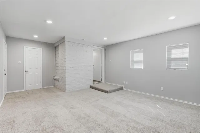 a view of an empty room