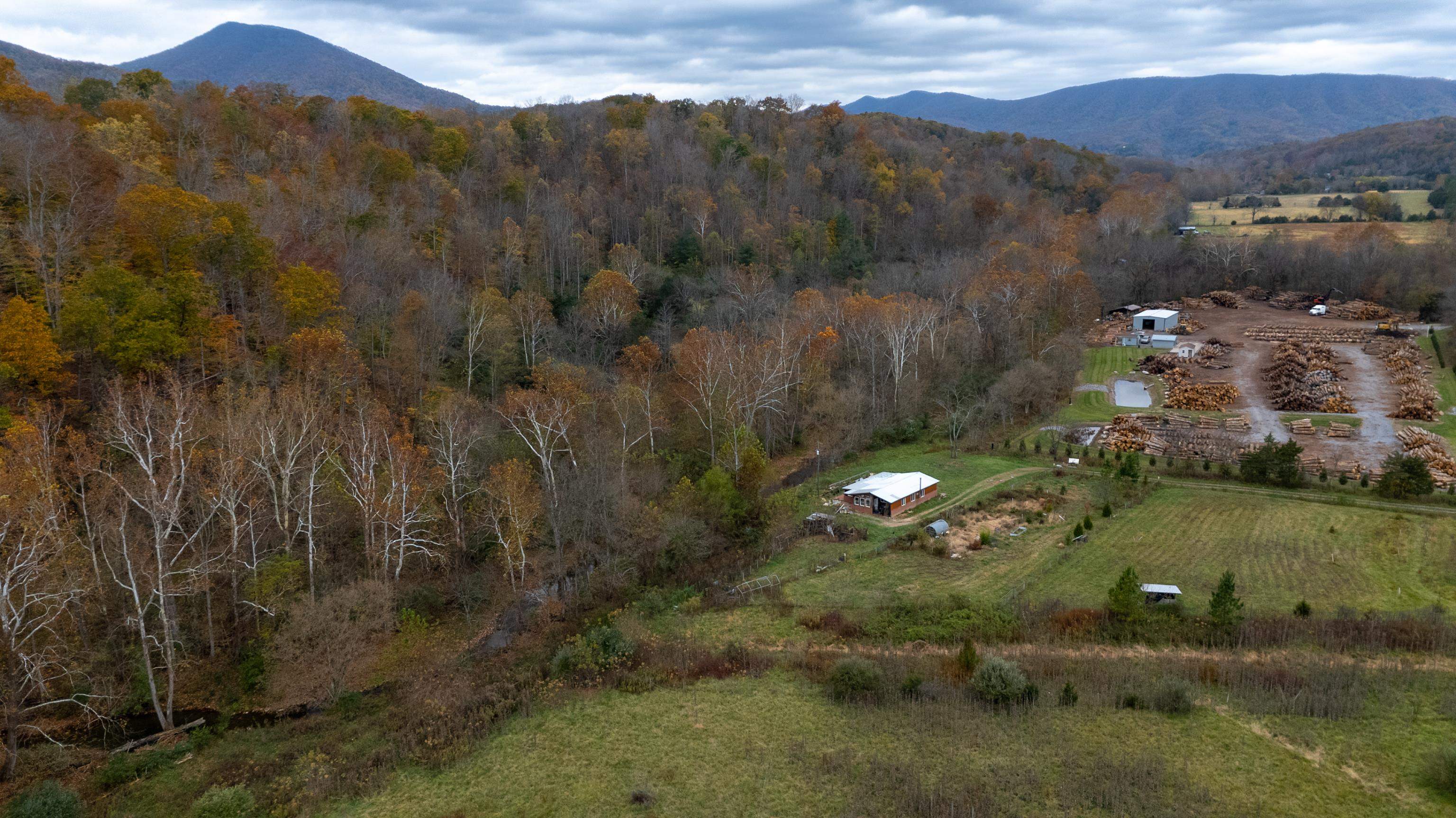 3441 West Midland Trail Lexington, VA 24450 - Photo 1 of 43 a view of a town with mountains in the background