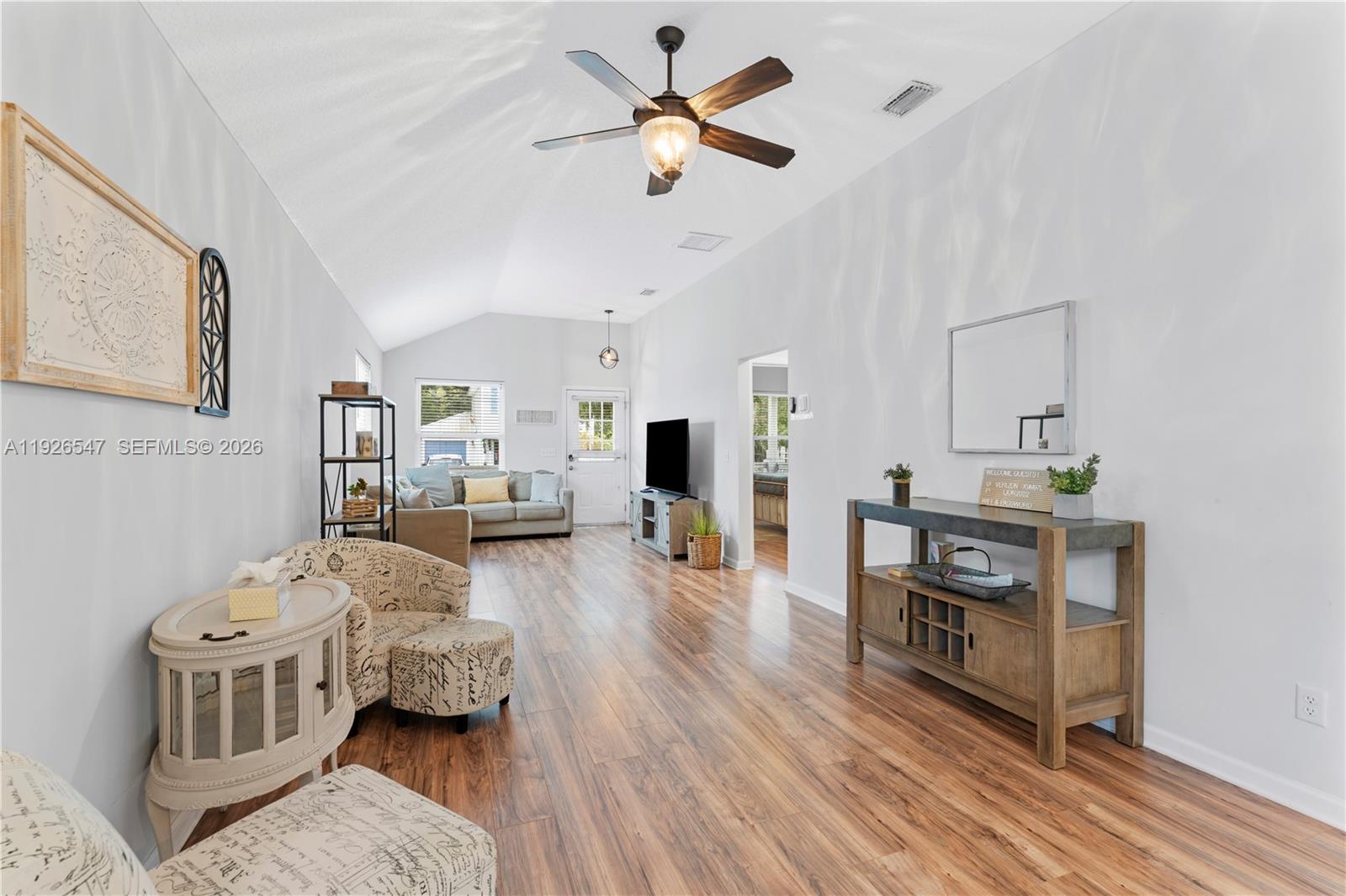 2 Poinciana Cove Road St. Augustine, FL 32084 - Photo 12 of 43 a bedroom with furniture and a wooden floor