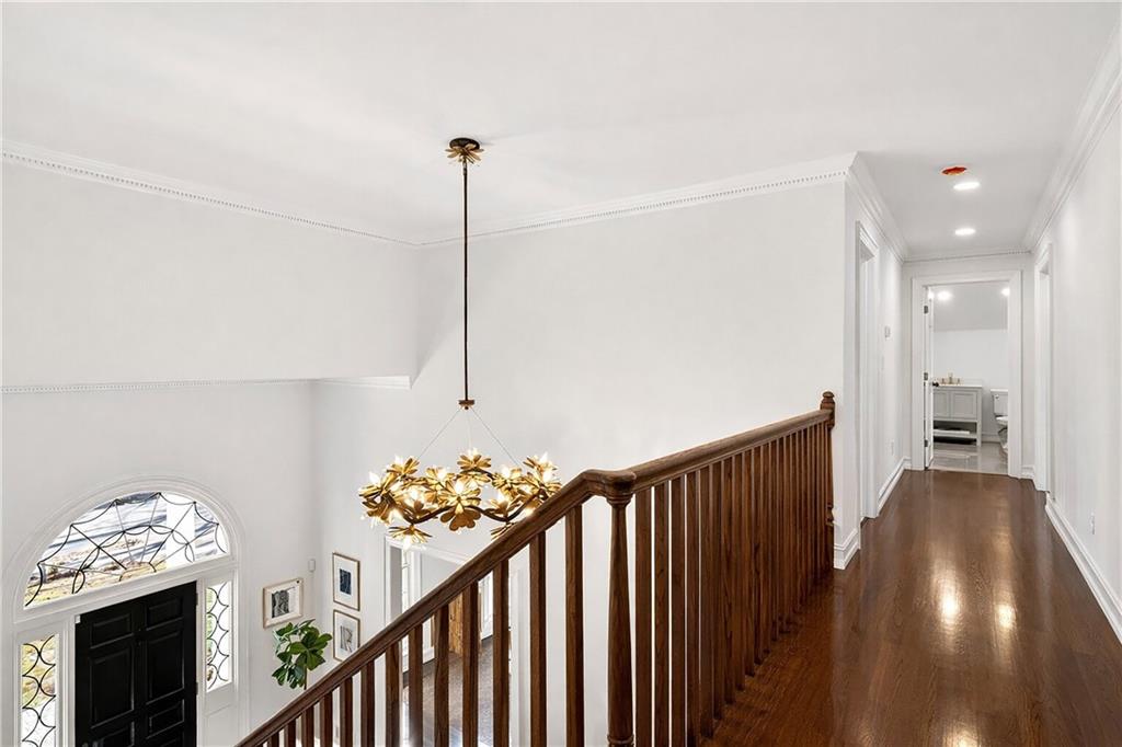 1330 West Wesley Road Northwest Atlanta, GA 30327 - Photo 27 of 46 a view of a hallway with stairs