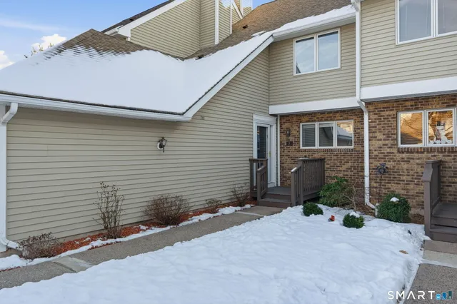 a backyard of a house