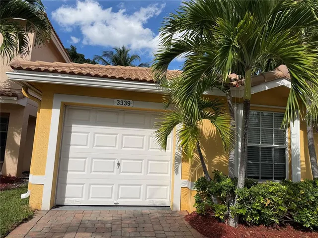 a view of front door and potted plants