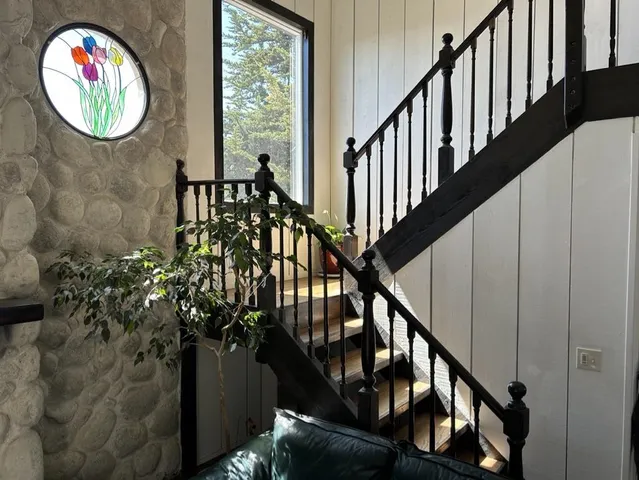 a view of sky from window