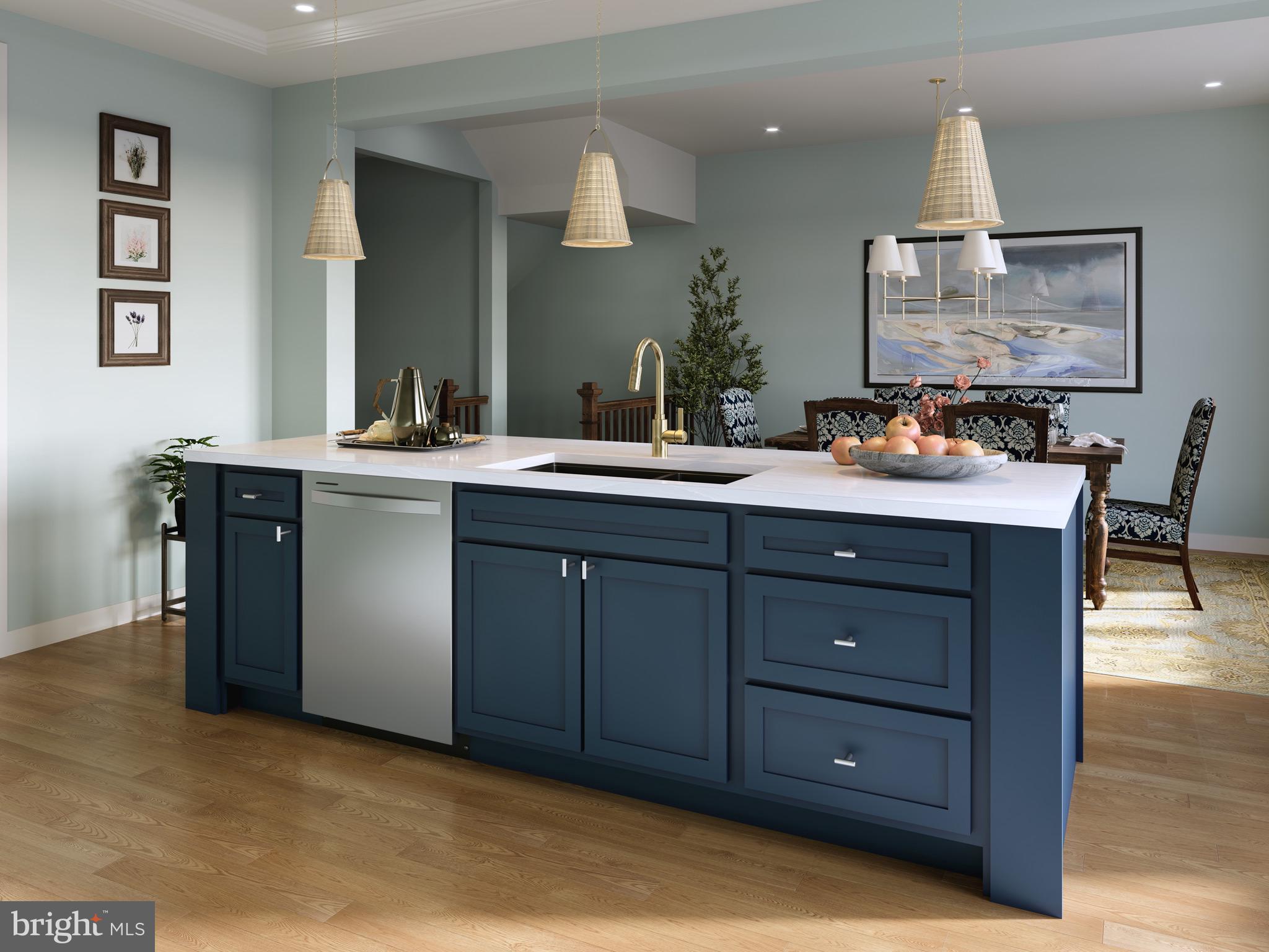 7 Sage Street Carlisle, PA 17015 - Photo 4 of 27 a view of a center island wooden floor and windows