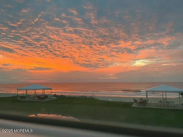 a view of an ocean and beach