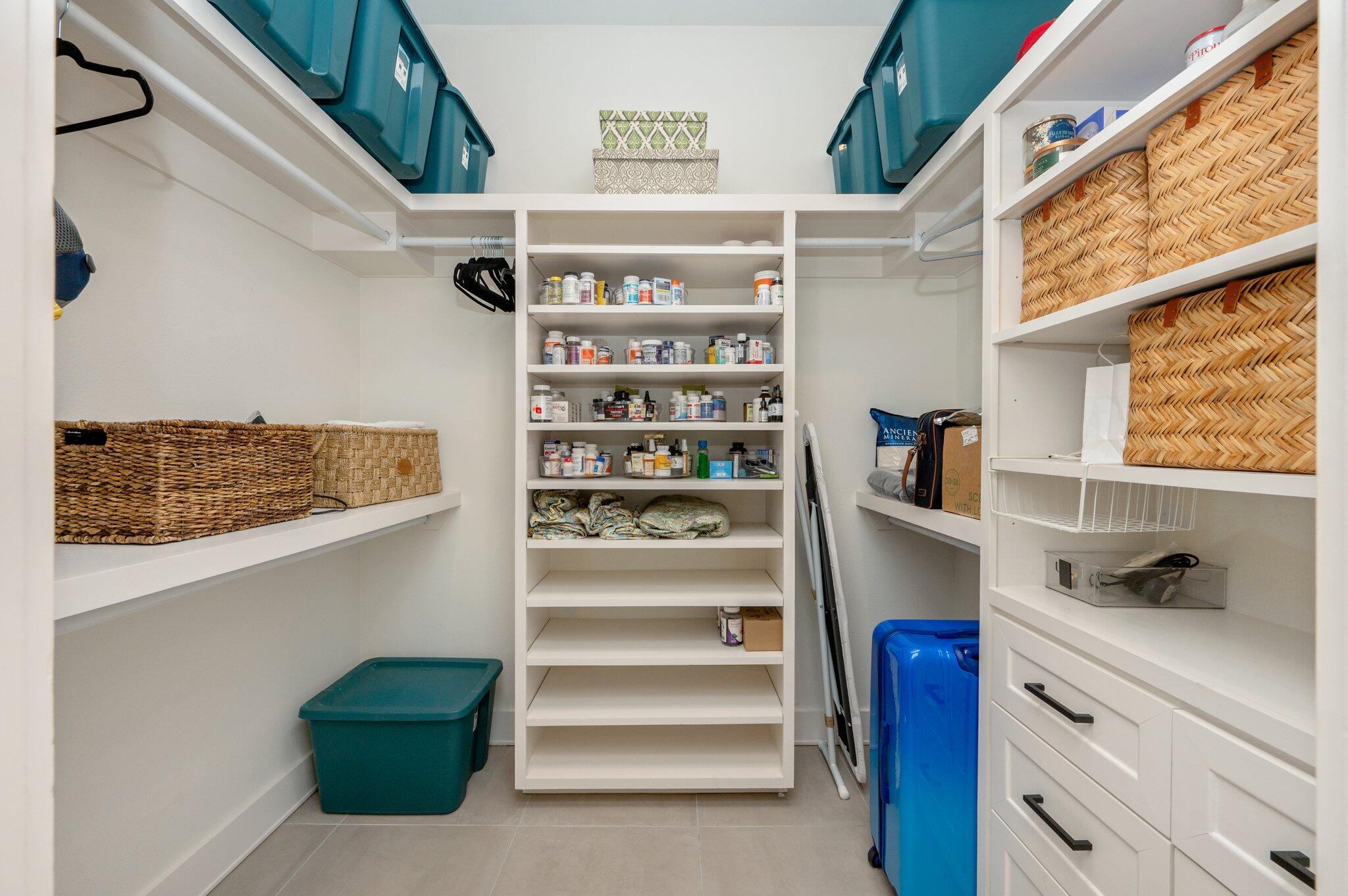 164 Bay Trace Santa Rosa Beach, FL 32459 - Photo 34 of 90 a view of walk in closet with empty racks