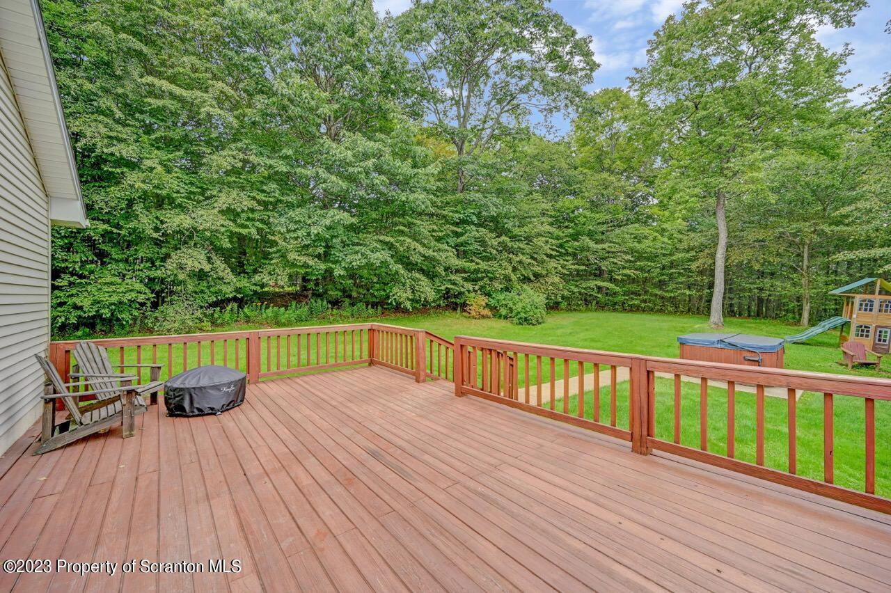196 Elkview Drive Forest City, PA 18421 - Photo 58 of 67 a view of balcony with deck and yard