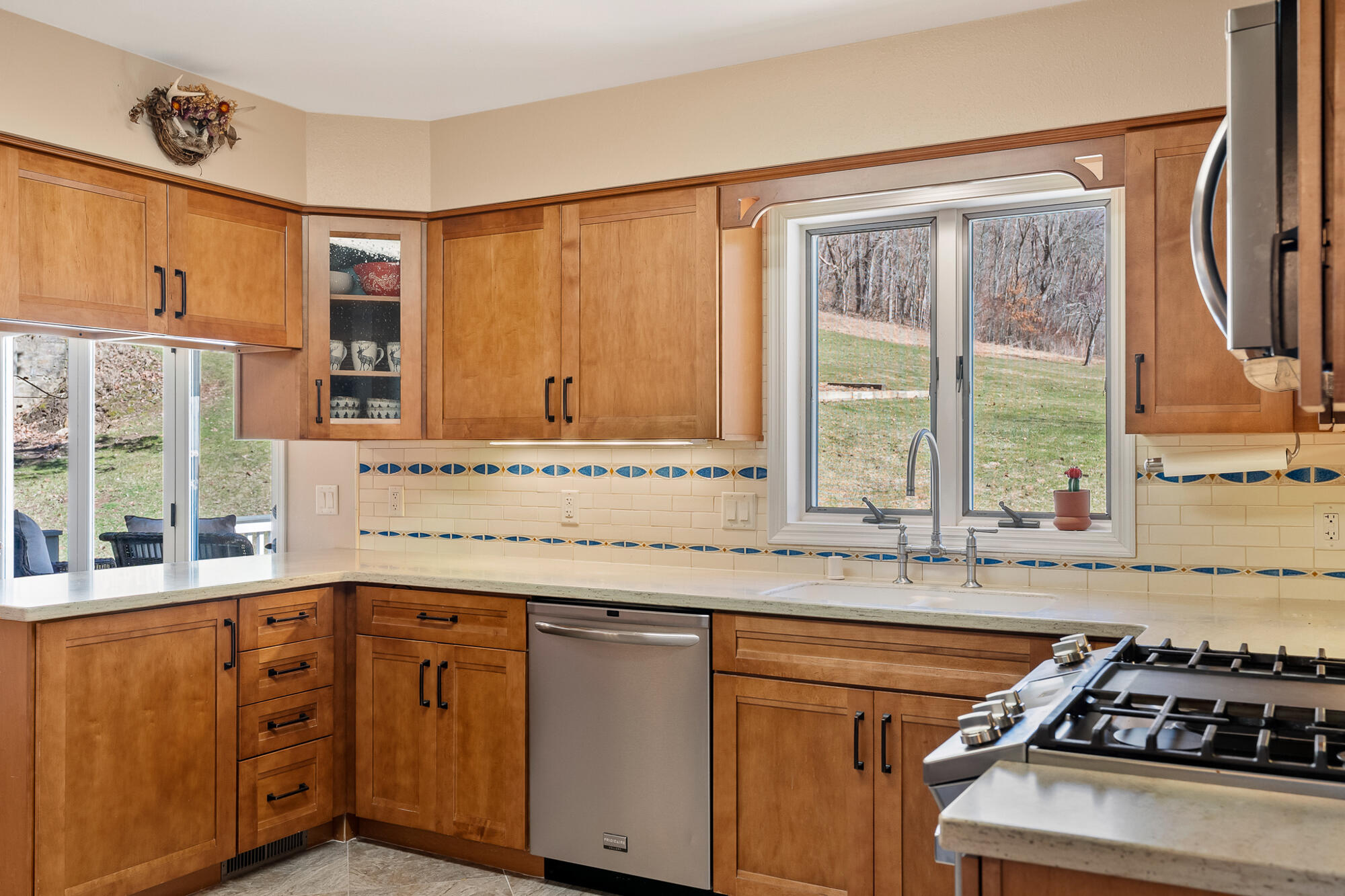 E10880 County Road P Clinton, WI 54667 - Photo 16 of 63 Maple Cabinets & Solid Countertops