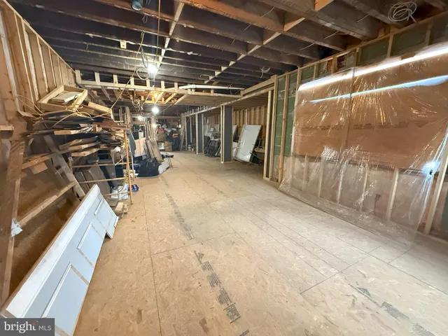 a view of storage and utility room