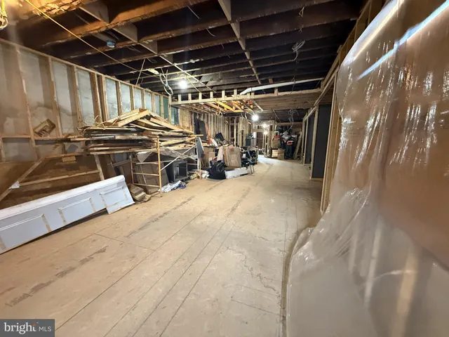 a view of storage and utility room