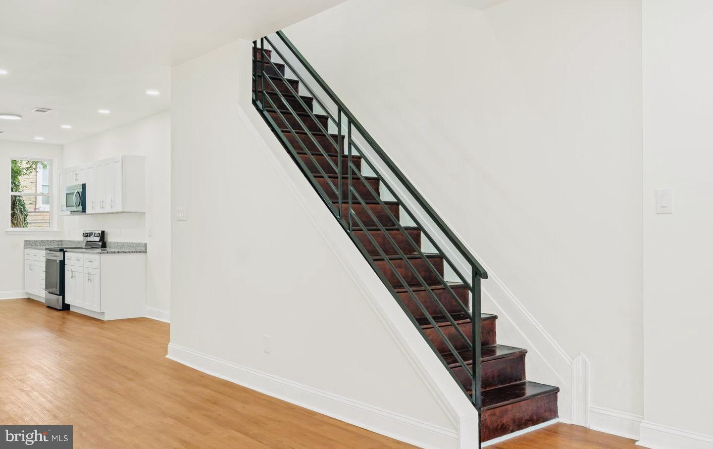 4847 Fairmount Avenue Philadelphia, PA 19139 - Photo 5 of 35 a view of a kitchen cabinets and wooden floor