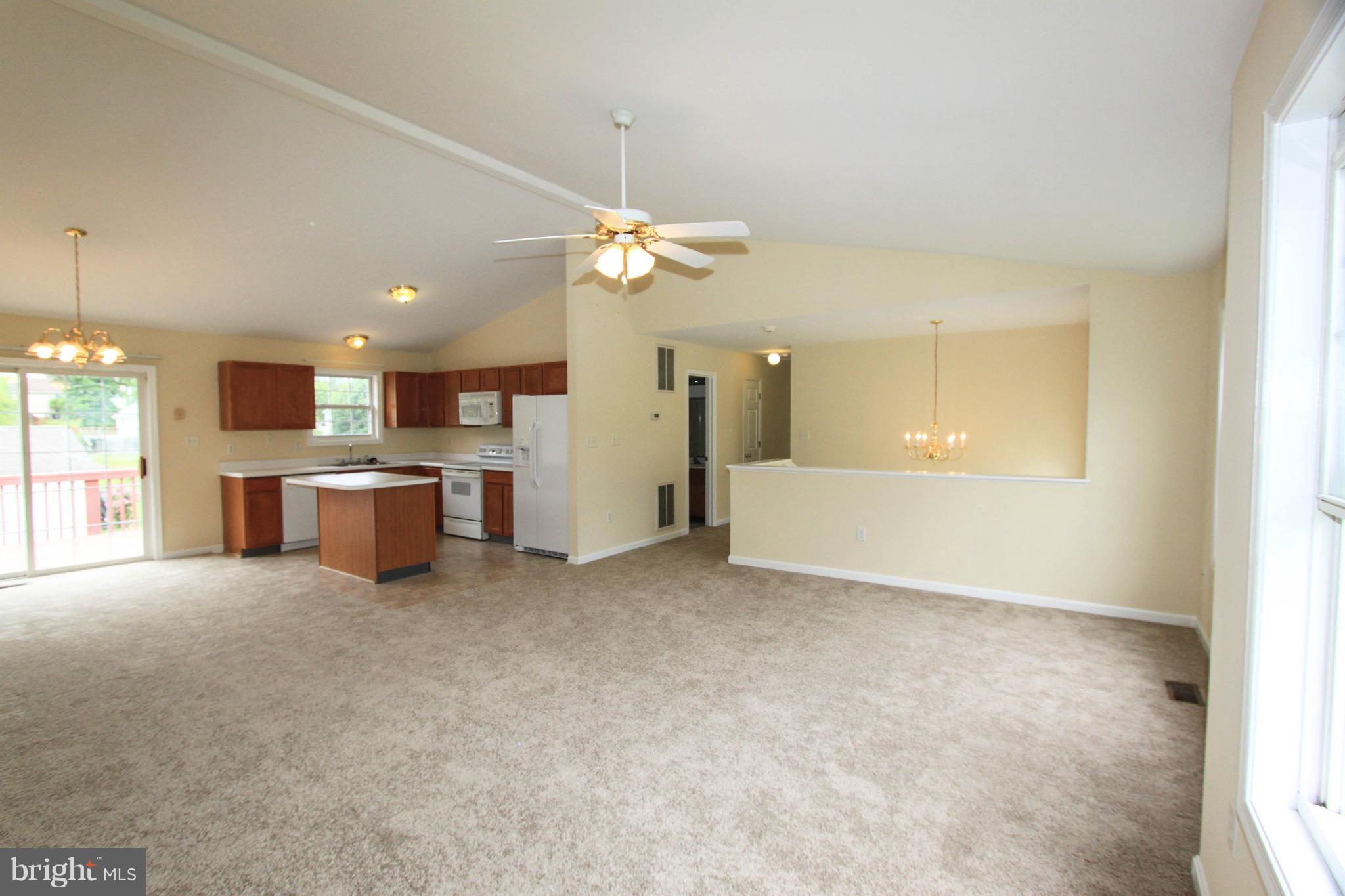 21 Cotton Tail Drive Ranson, WV 25438 - Photo 3 of 15 Open Living Room, Dining Room & Kitchen...