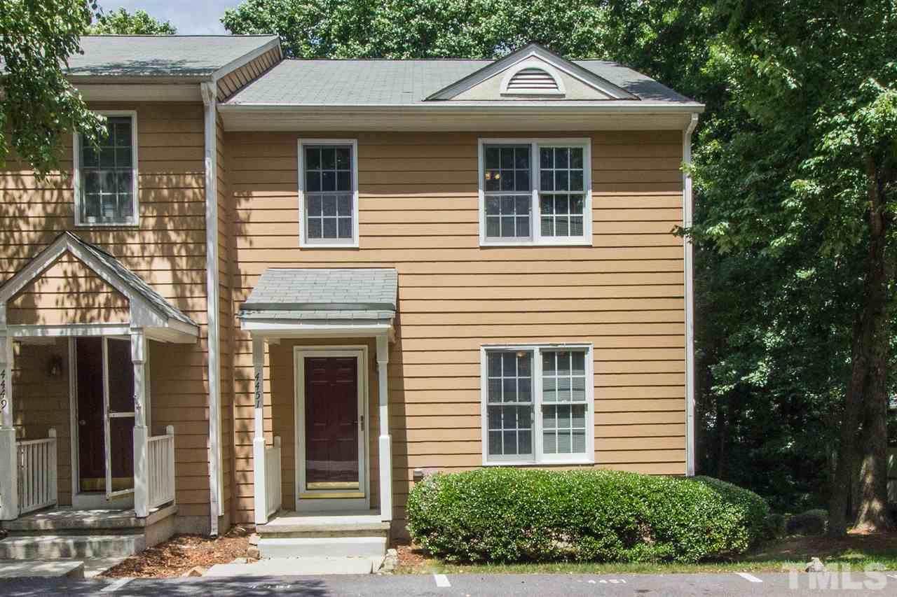 4451 Antique Lane Raleigh, NC 27616 - Photo 1 of 24 a front view of a house with a yard