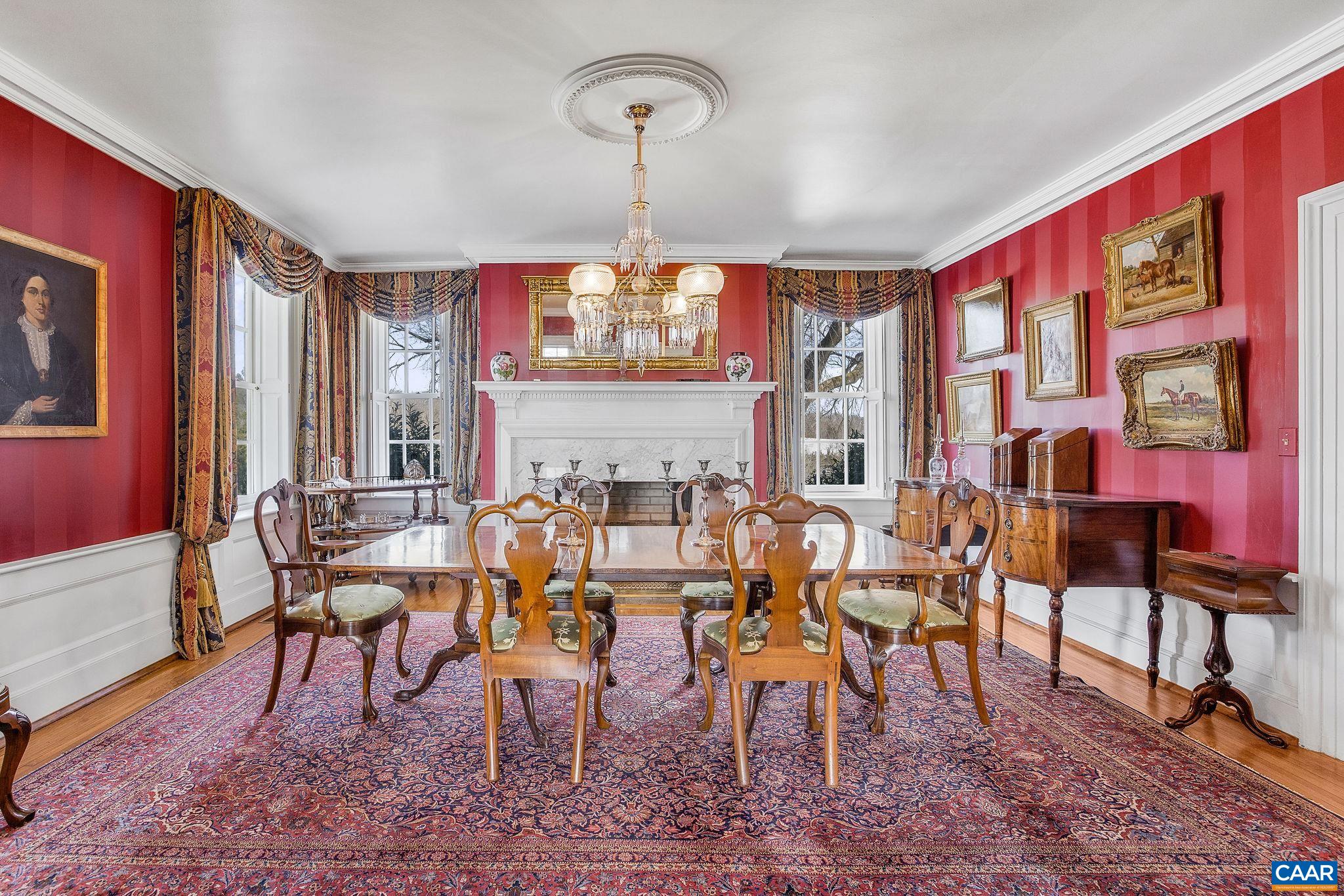 2328 Liberty Corner Road Esmont, VA 22937 - Photo 19 of 75 a view of a dining room with furniture window and outside view