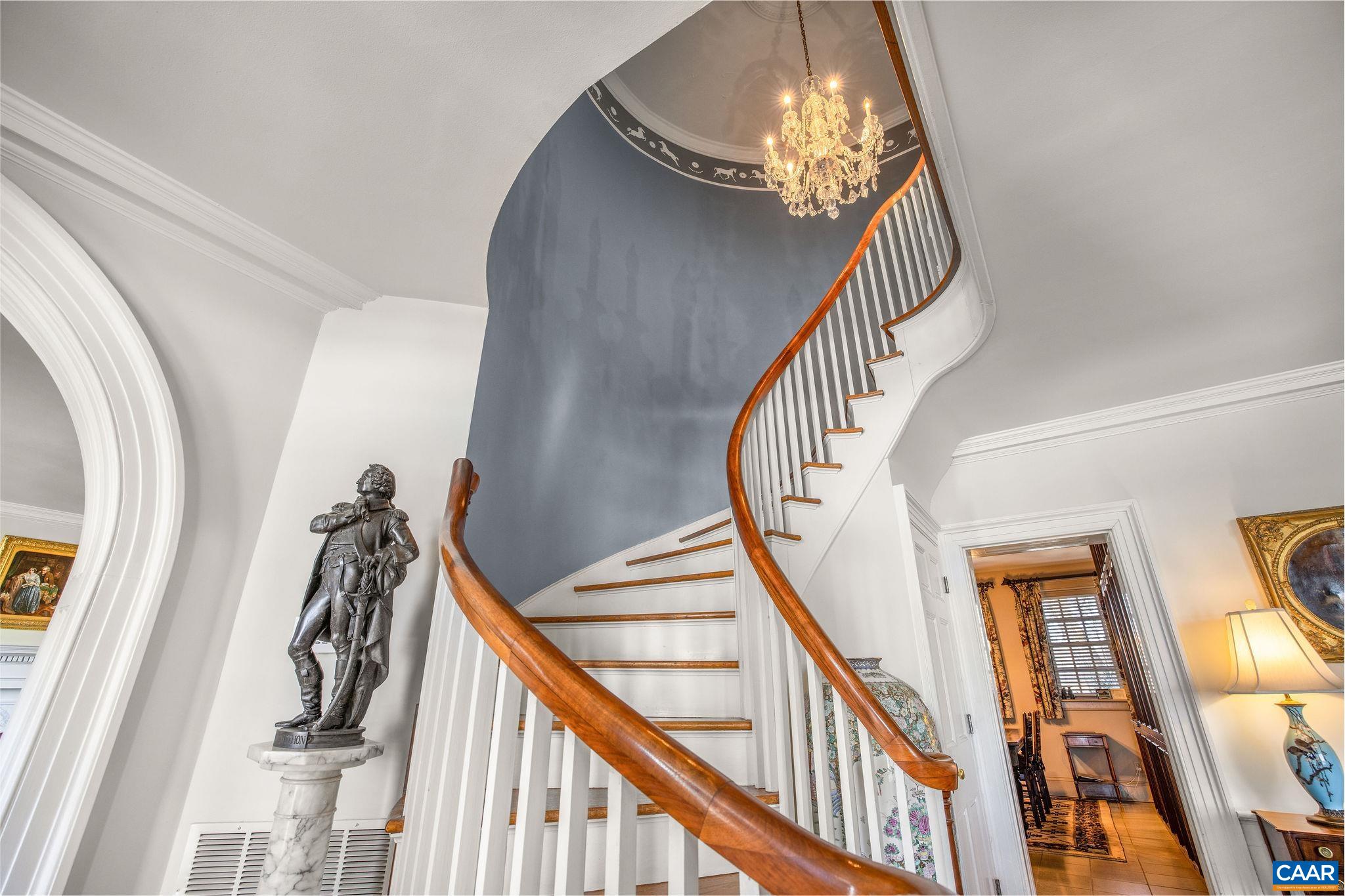 2328 Liberty Corner Road Esmont, VA 22937 - Photo 25 of 75 a view of stairs with wooden floor