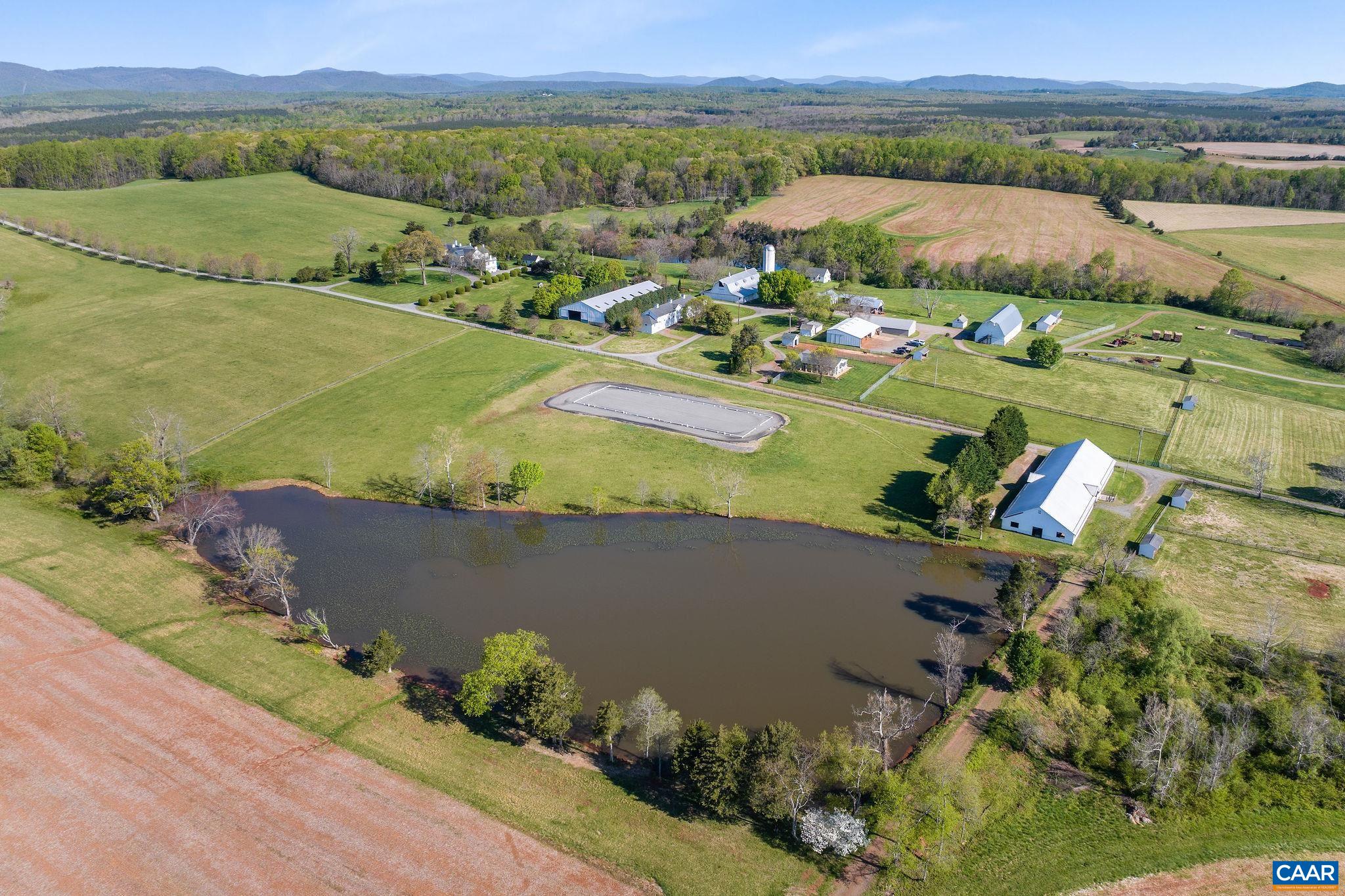 2328 Liberty Corner Road Esmont, VA 22937 - Photo 63 of 75 an aerial view of a house with a garden