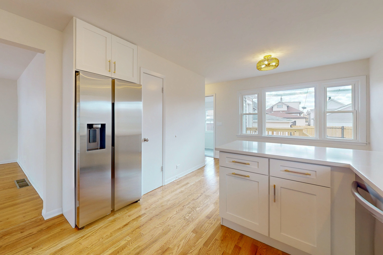 6249 West Addison Street Chicago, IL 60634 - Photo 5 of 35 a view of a window in a kitchen
