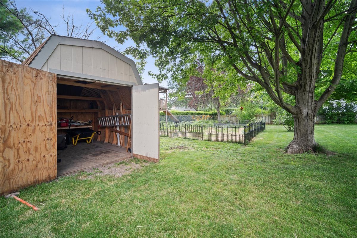 400 Park Pl Drive Normal, IL 61761 - Photo 33 of 33 a view of backyard with large trees and a small yard