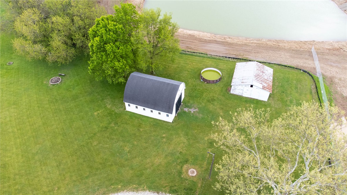 190 Swailes Road Troy, OH 45373 - Photo 54 of 82 This expansive property offers a picturesque aerial view with lush green landscape and mature trees.
