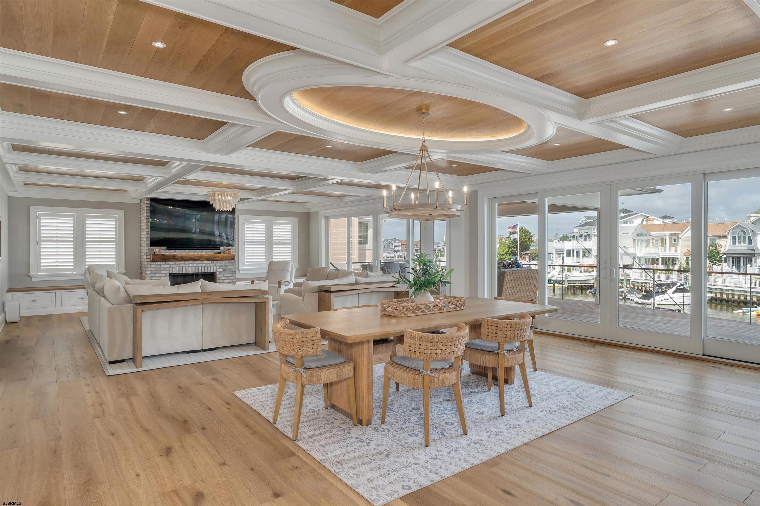 55 Walnut Road Ocean City, NJ 08226 - Photo 17 of 72 a view of a dining room with furniture window and wooden floor