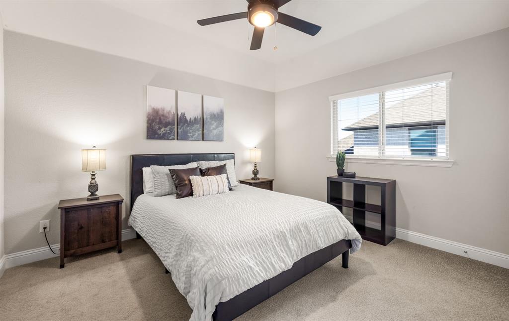 2270 English Ivy Road Frisco, TX 75033 - Photo 25 of 39 a bedroom with a bed and window