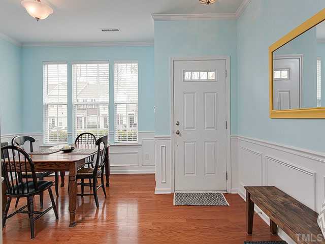 133 Cedar Elm Road Durham, NC 27713 - Photo 3 of 20 Dining room is open to entry and kitchen - great space!