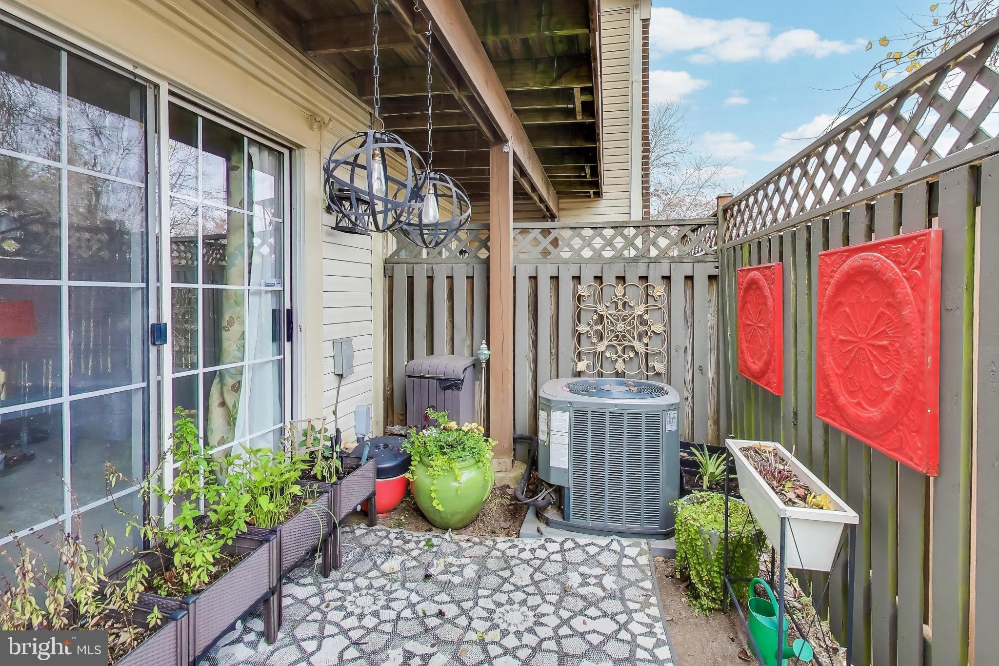 4228 Red Ridge Way, Unit 4228 Randallstown, MD 21133 - Photo 25 of 29 Fenced Patio off Entry Level