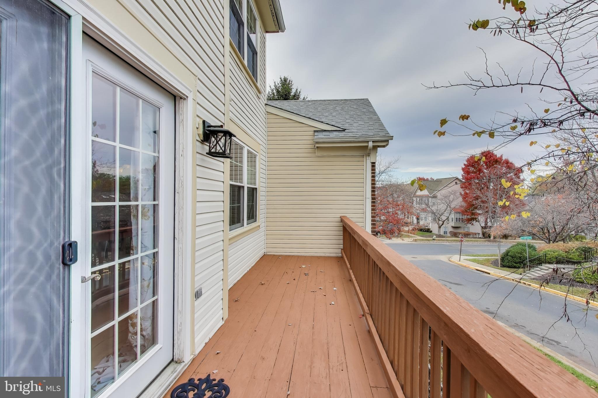 4228 Red Ridge Way, Unit 4228 Randallstown, MD 21133 - Photo 27 of 29 Wooden Deck off Main Level