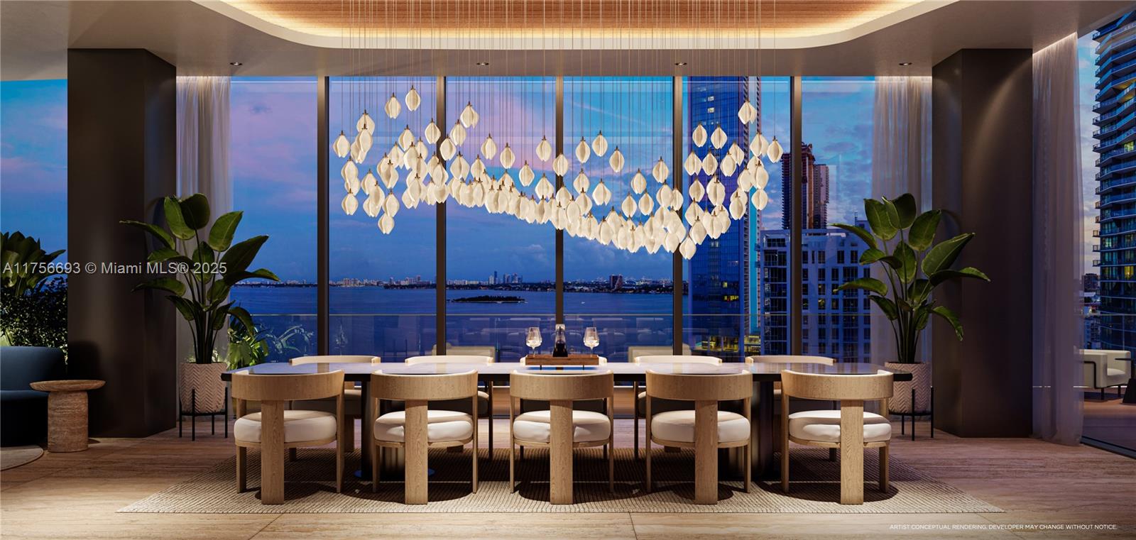 456 Northeast 29th Street, Unit 1104 Miami, FL 33137 - Photo 14 of 26 a group of table sitting chairs in front of a window