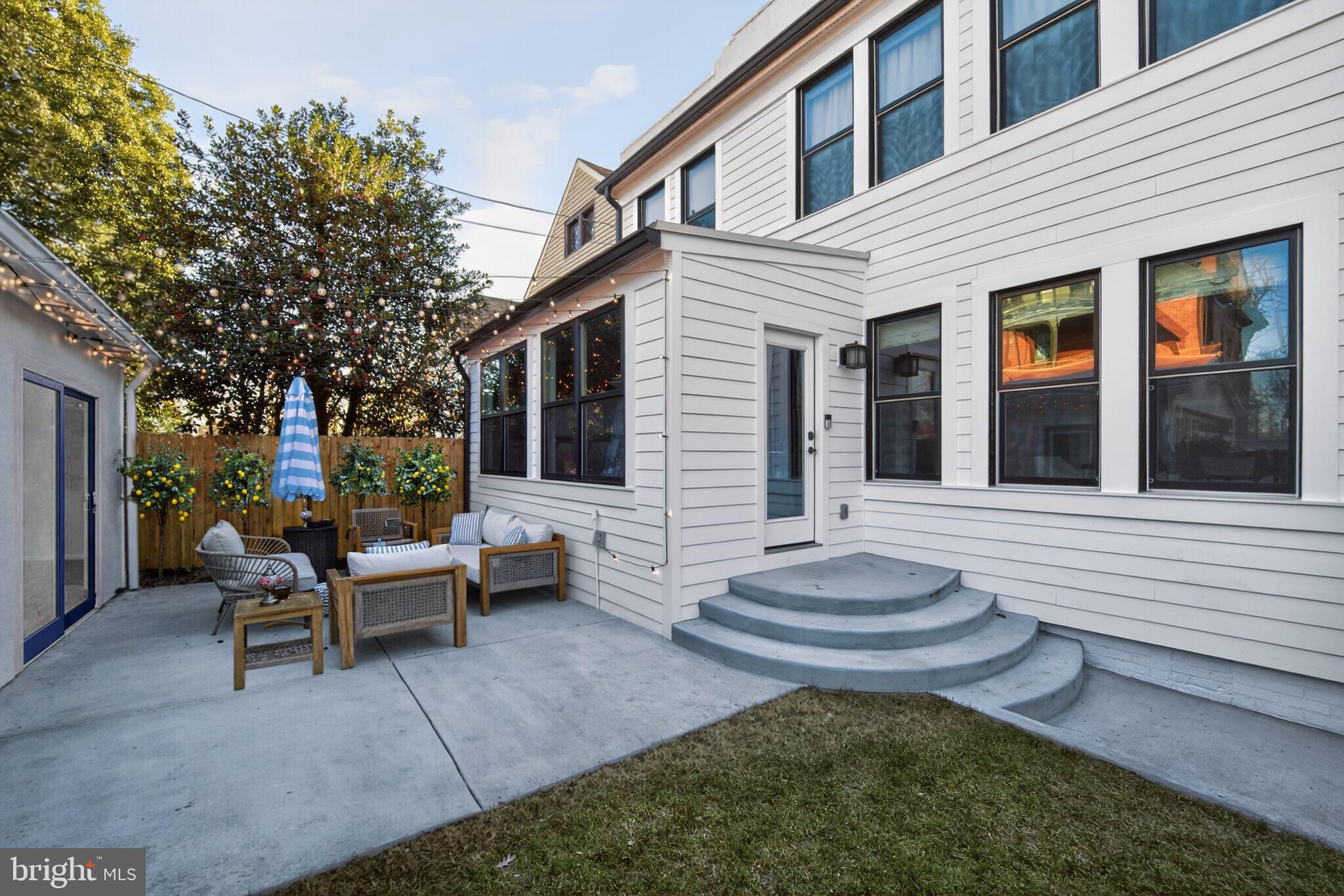 1507 Decatur Street Northwest Washington, DC 20011 - Photo 11 of 30 a view of a house with backyard and sitting area