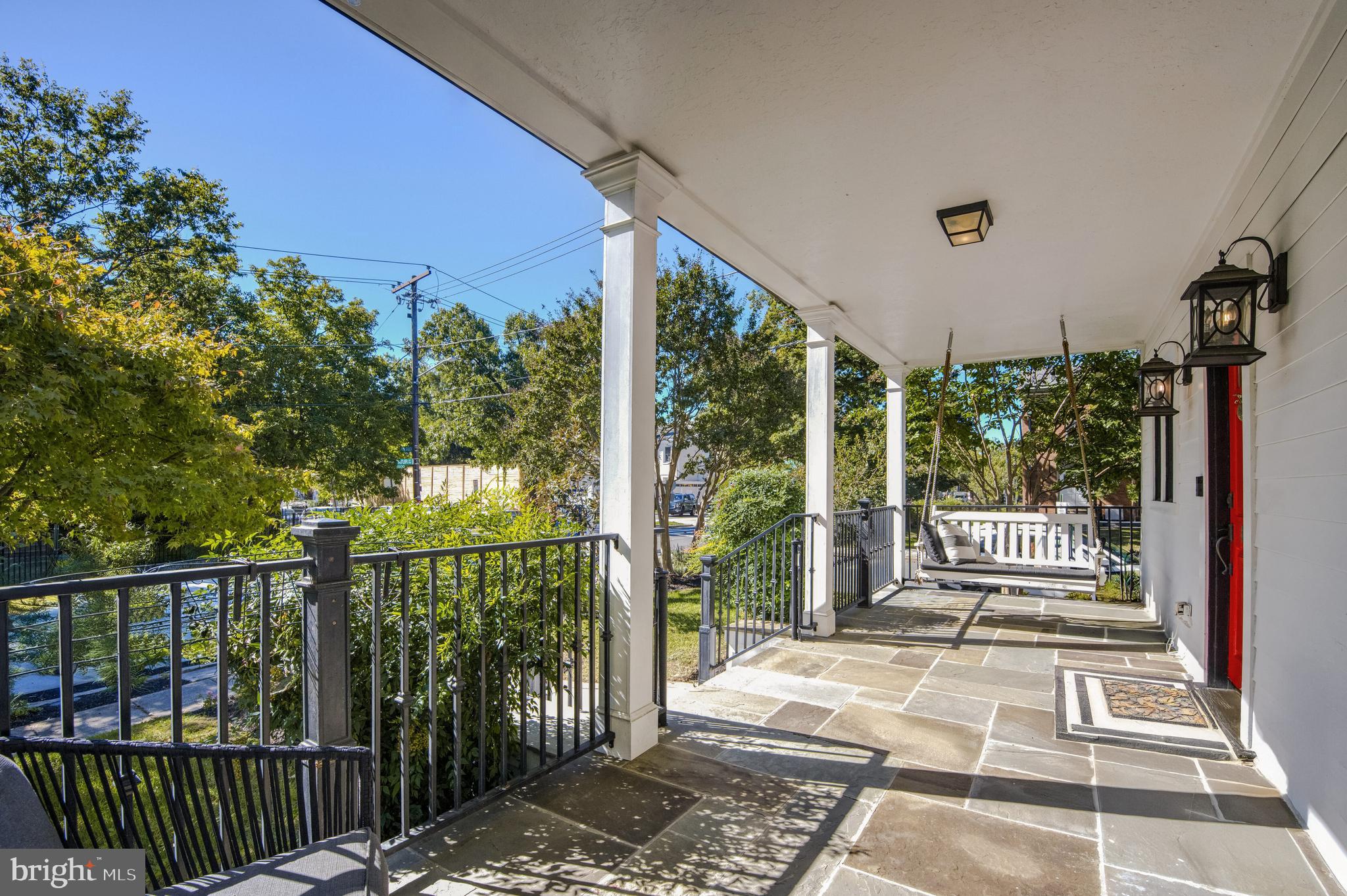 1507 Decatur Street Northwest Washington, DC 20011 - Photo 2 of 30 a view of a bench in the porch