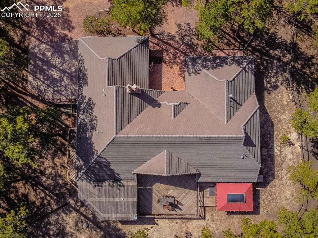 7190 Burgess Road Colorado Springs, CO 80908 - Photo 3 of 50 an aerial view of a house