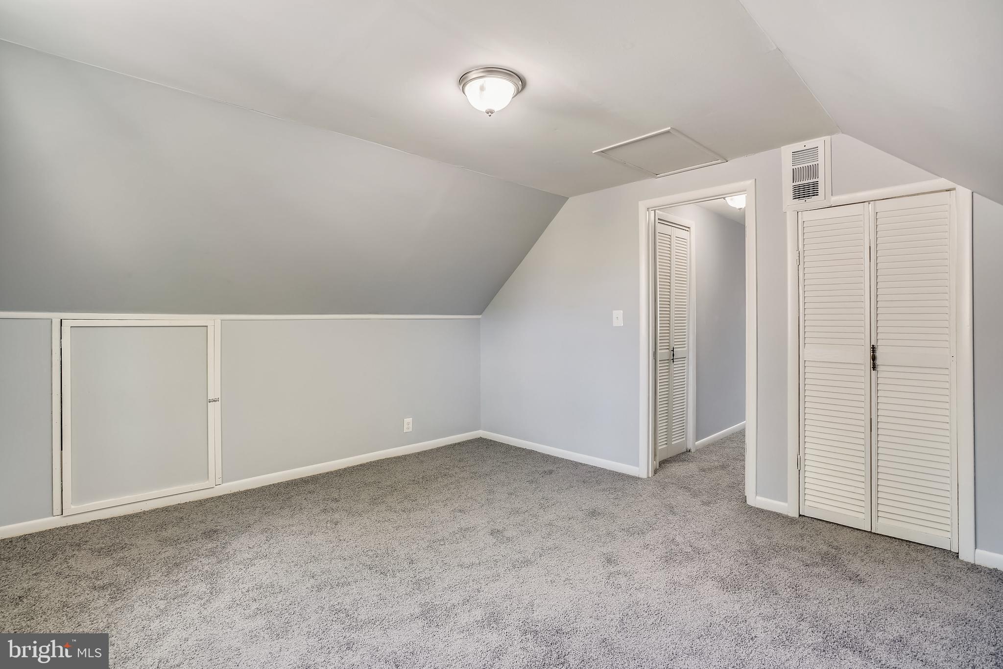 905 Kerwin Road Silver Spring, MD 20901 - Photo 17 of 47 Bedroom #3 w/fresh paint, new carpet, attic access