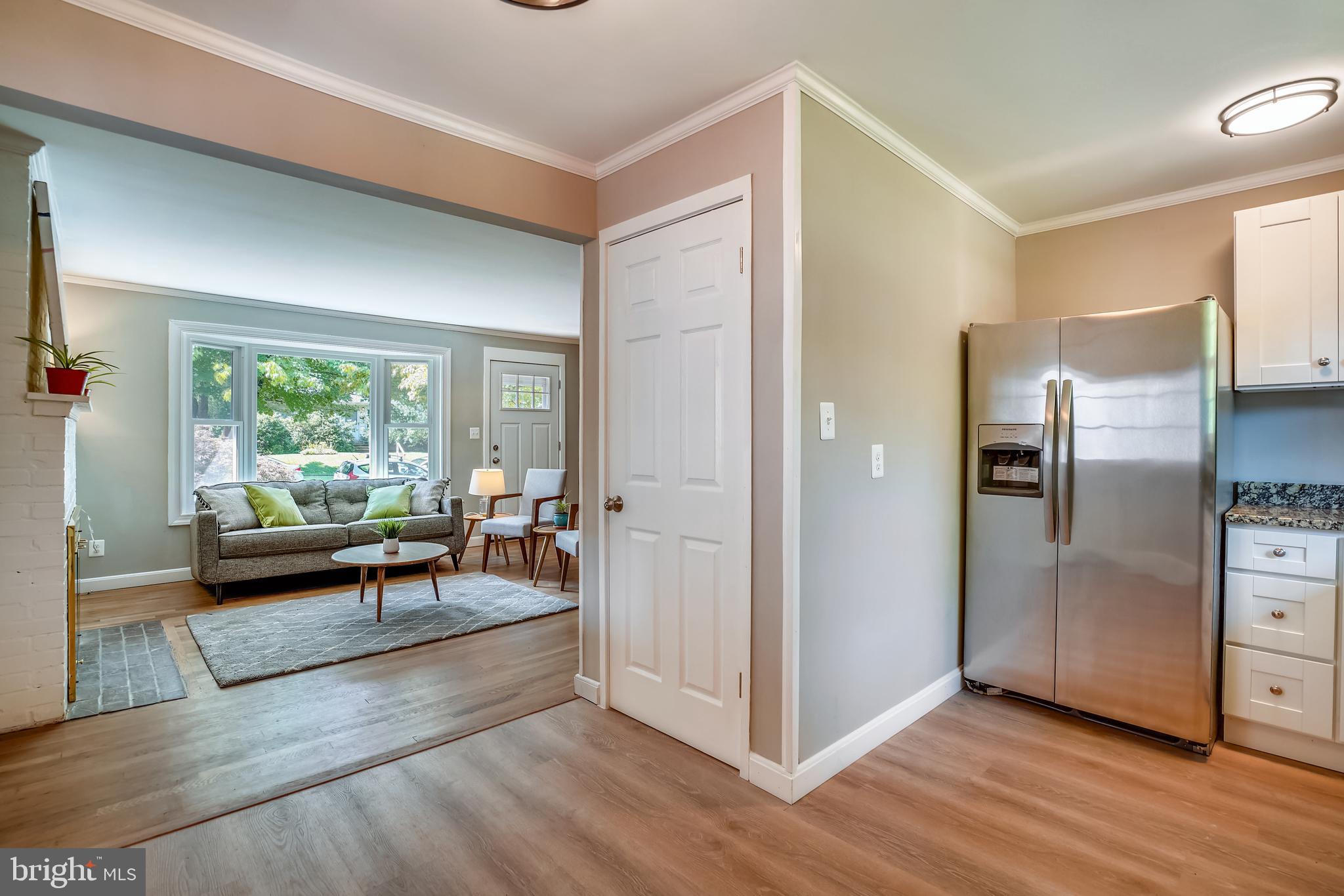 905 Kerwin Road Silver Spring, MD 20901 - Photo 5 of 47 View of living/dining area from kitchen
